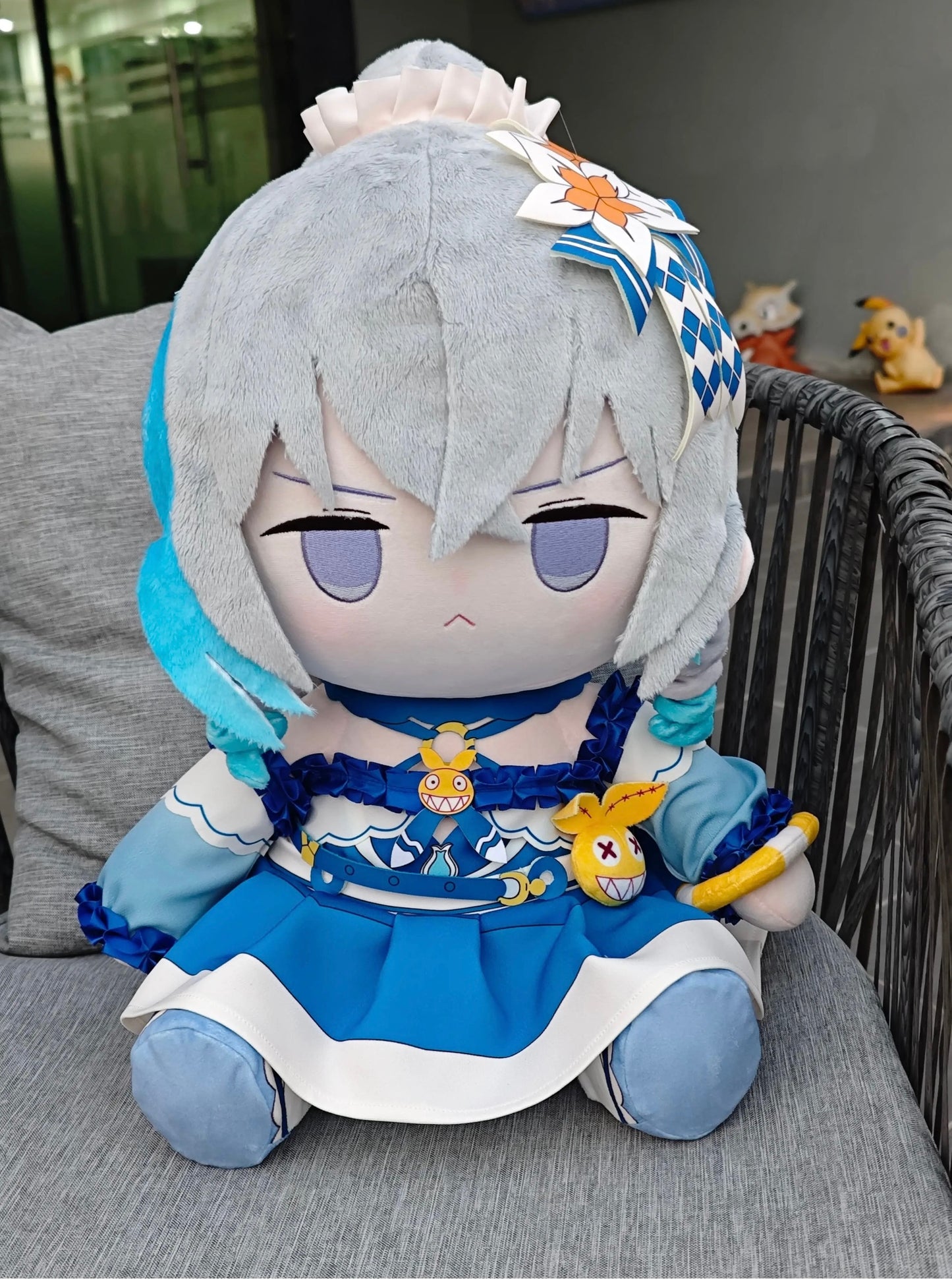 Smile House Honkai Impact3 Plushies Herrscher of Truth Bronya Zaychik Big Eyes 40CM Plush Doll