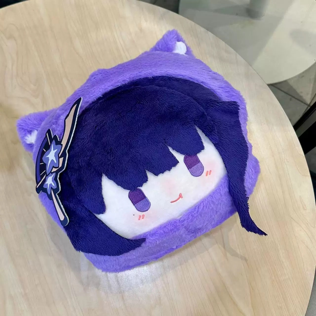 スマイル 原神 ぬいぐるみ バアル 雷電将軍 30cm ぬいぐるみ ハンドウォーマー枕