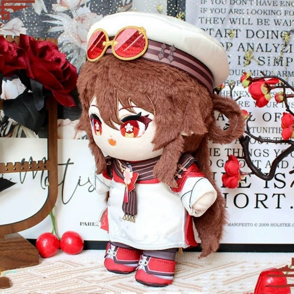 Smile House Genshin Impact Plushies Hutao Cherries Snow-Laden 20CM Plush Doll