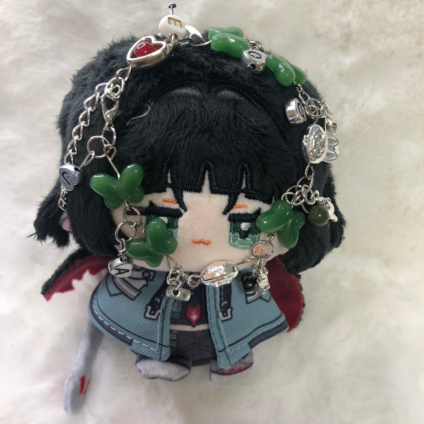 Free Shipping Smile House Zenless Zone Zero ZZZ Jane Doe Inspired Flat Beads Bracelet