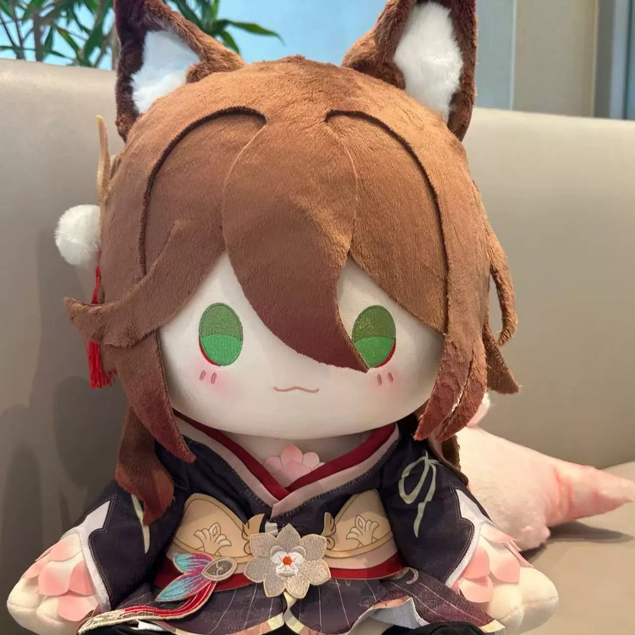 Smile House Honkai Star Rail Nihility Fugue SP Tingyun Staring Eyes 40CM Plush Doll
