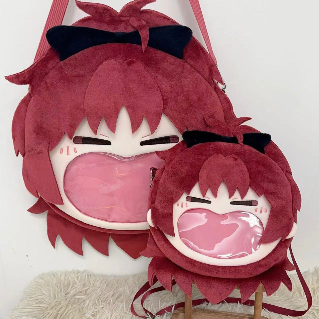 Smile House Puella Magi Madoka Magica Kyouko Sakura Crossbody Bag Backpack