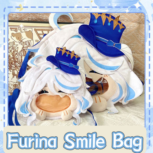 Smile House Game Genshin Impact Furina Forcalors Backpack Crossbody Bag