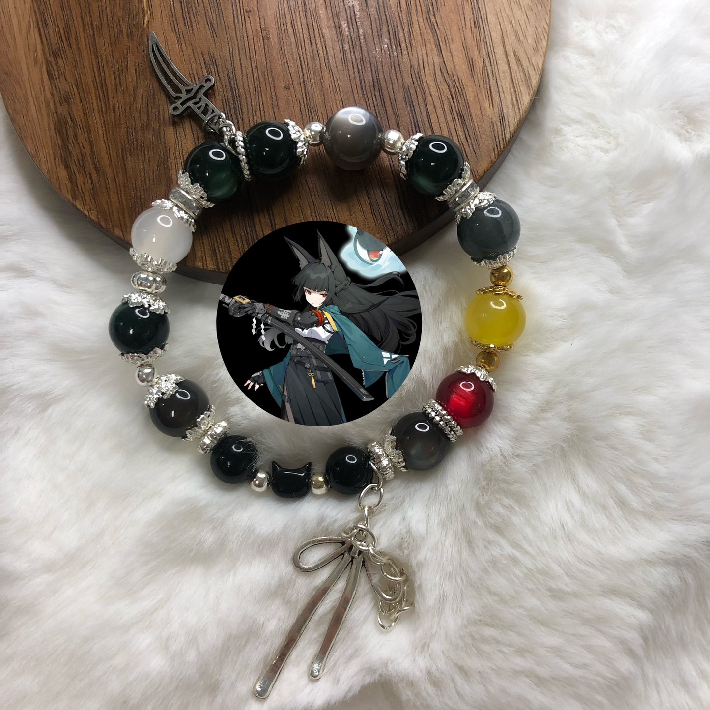 Free Shipping Smile House Zenless Zone Zero ZZZ Miyabi Inspired Round Bracelet