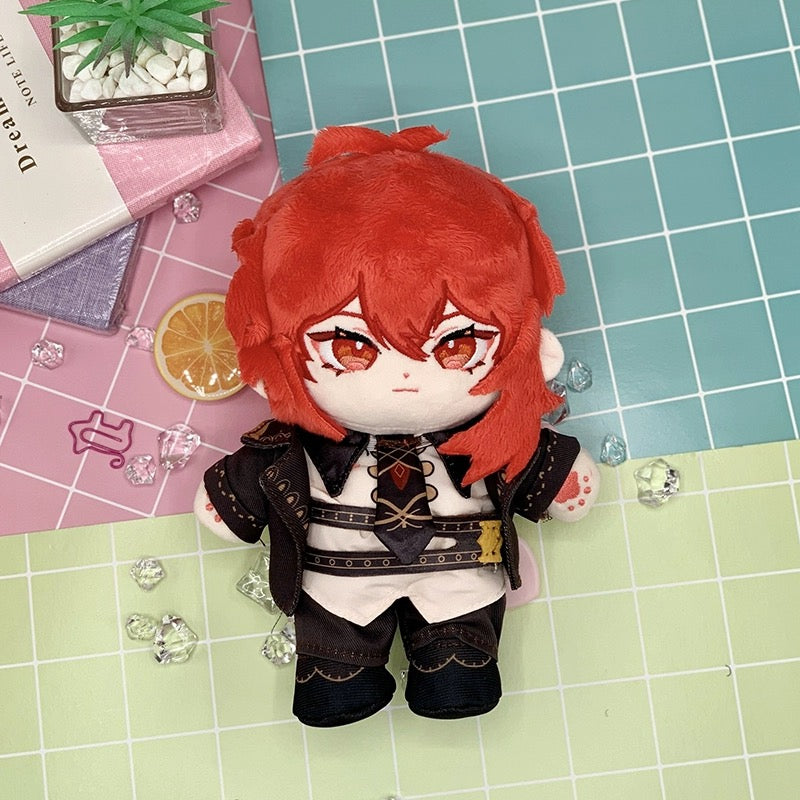 Smile House Genshin Impact plushie Diluc 20CM Plush Doll