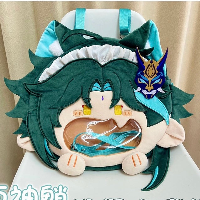 スマイルハウス 原神ファンアート シャオ スマイルバッグ クロスボディバックパック