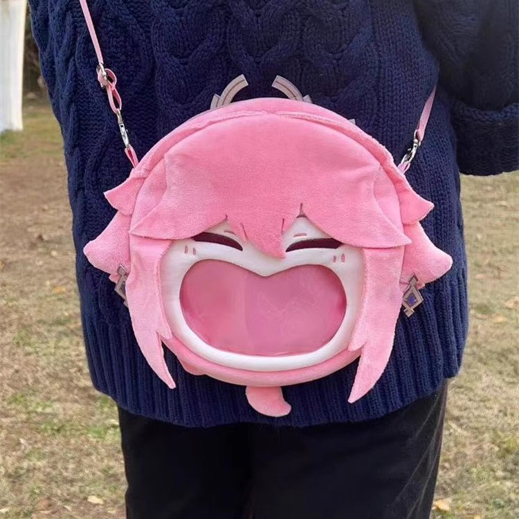 スマイルハウス 原神 八重巫女 バックパック クロスボディバッグ