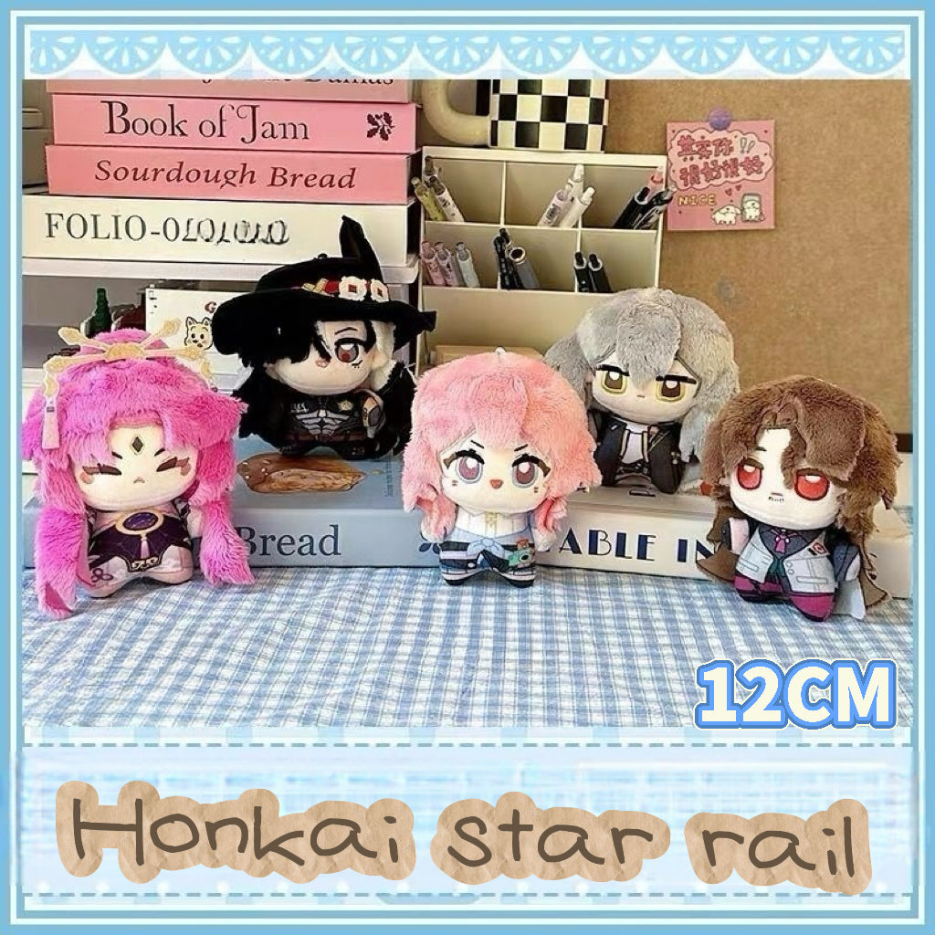 Smile House Honkai: Star Rail Cloak Plushies Boothill March 7th Stelle Fuxuan Fu Xuan Gallagher 12CM HX Style Plush Doll