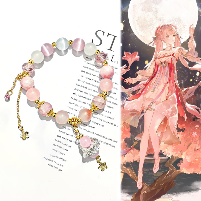 Smile House Game Wuthering Waves Jinhsi Peach Blossom Inspired Bracelet