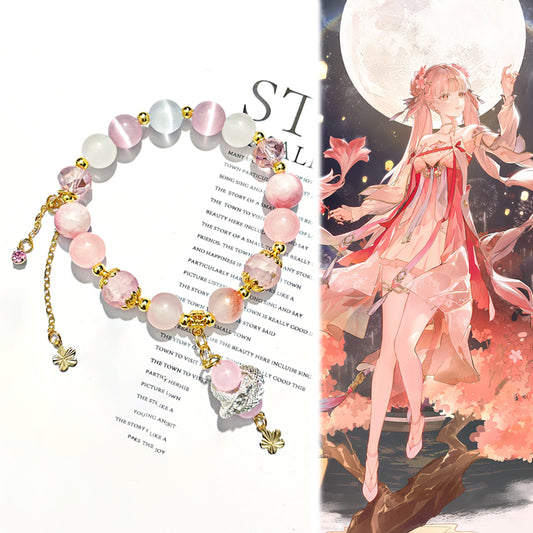 Smile House Game Wuthering Waves Jinhsi Peach Blossom Inspired Bracelet