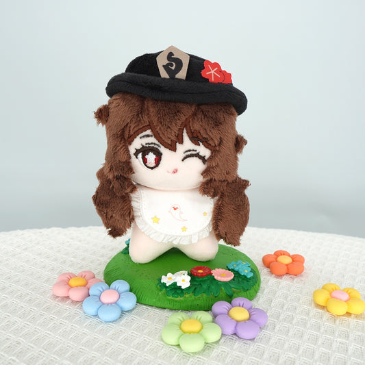 Smile House Genshin Impact Fanart Plushie Hutao Cute Plush Doll 12 CM