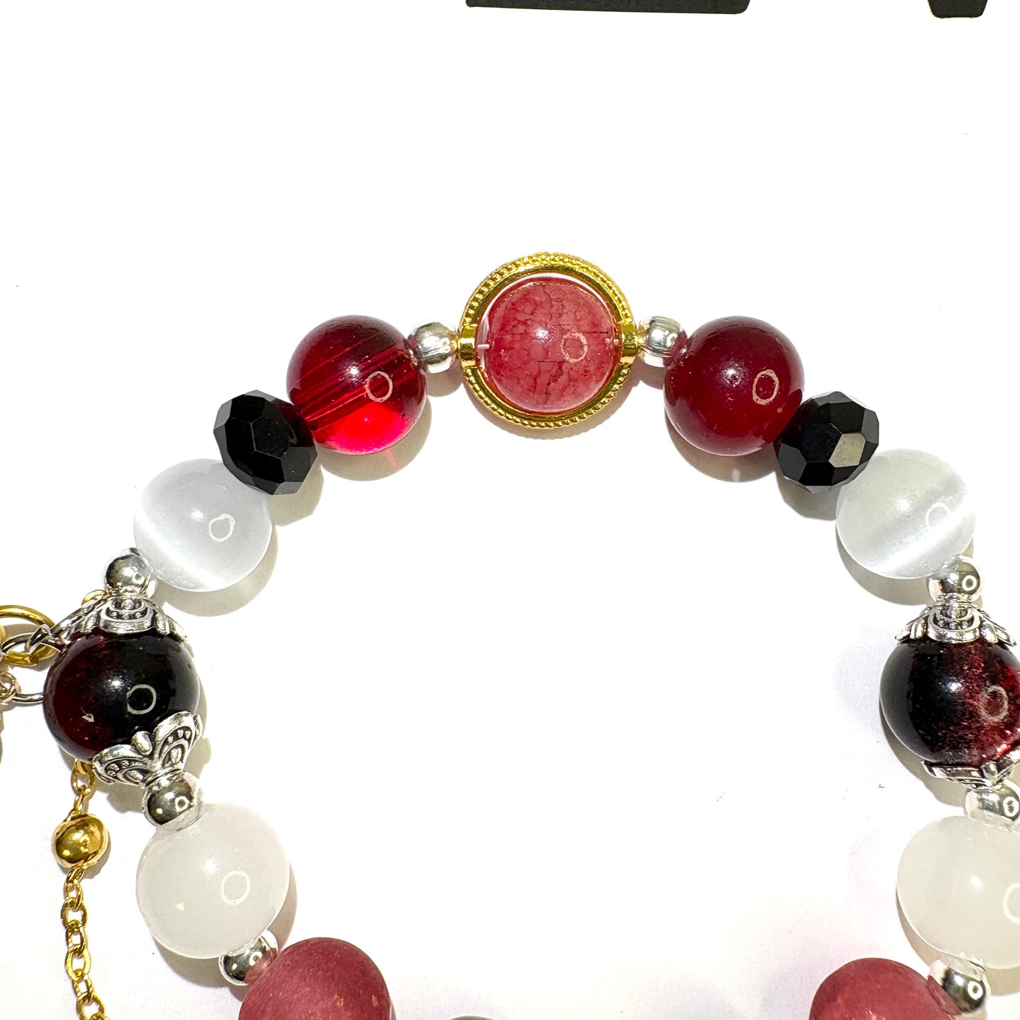 Smile House Genshin Impact Hutao Hu Tao Cherries Snow-Laden Inspired Round Bracelet