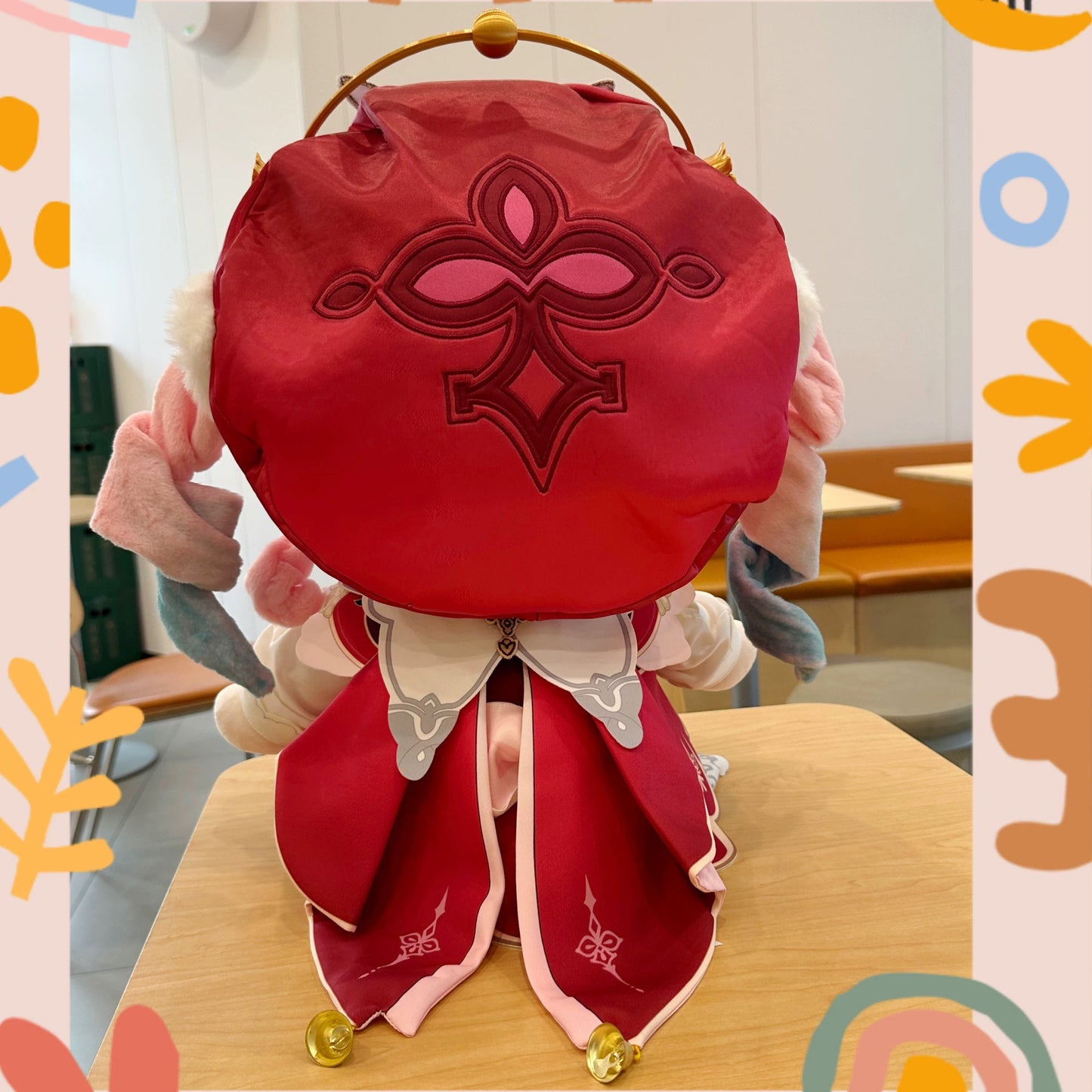 Smile House Honkai Star Rail Plushies Hyacine Staring Eyes Plush Doll 40CM