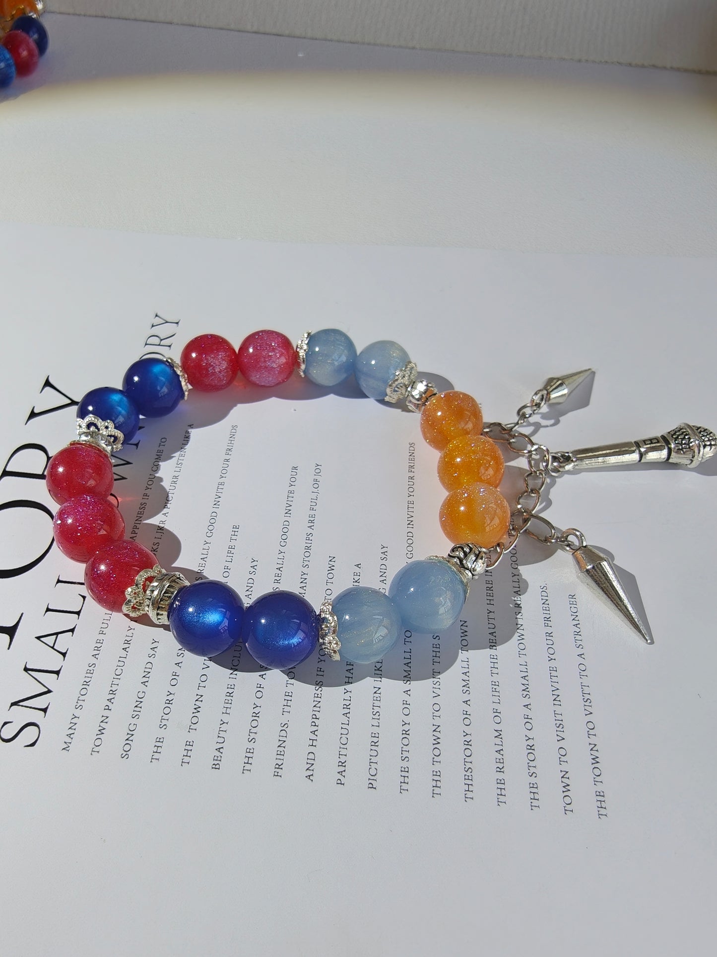 Smile House Kpop Demon Hunters Huntrix Mira ~How It's Done~ Performance Inspired Round Beads Bracelet