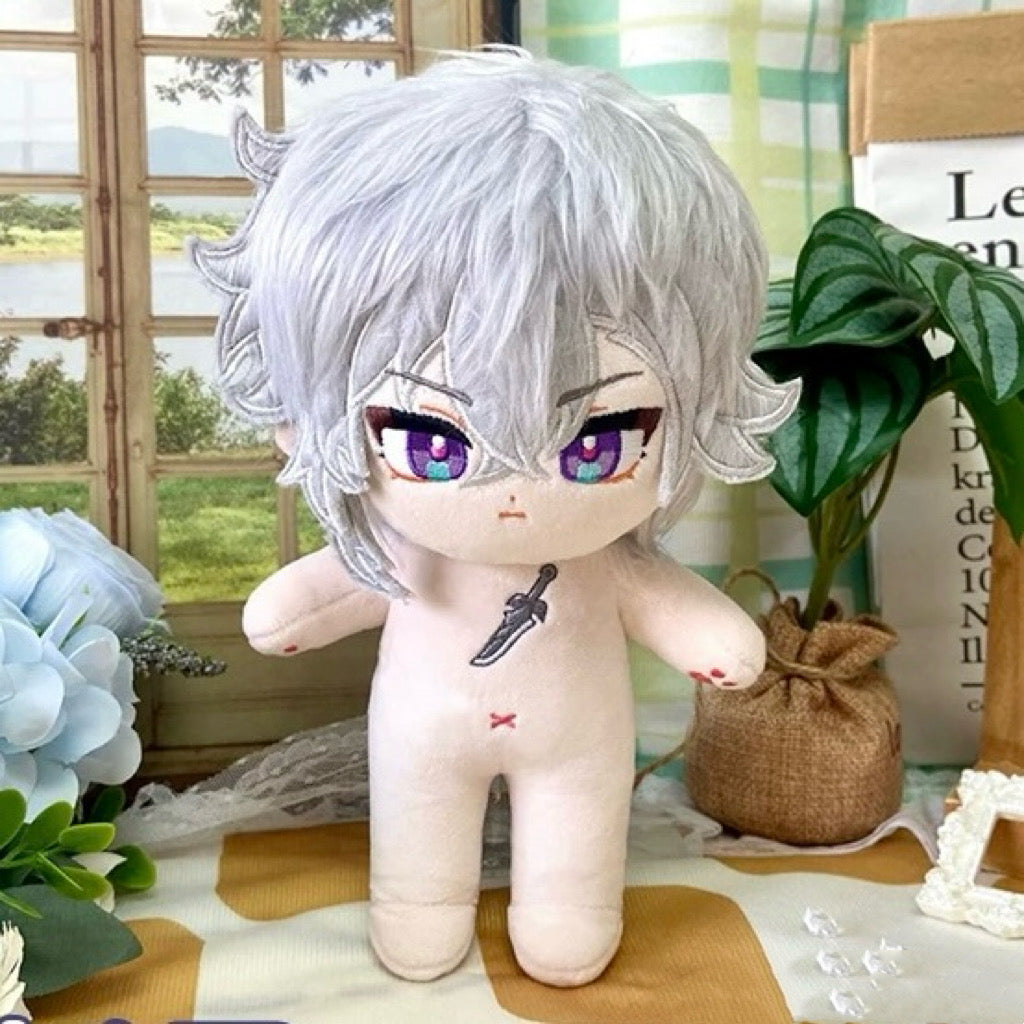 Smile House Fanart Plushtoy Male Purple Clothes Rail Plushies Mo Plush Doll 20CM