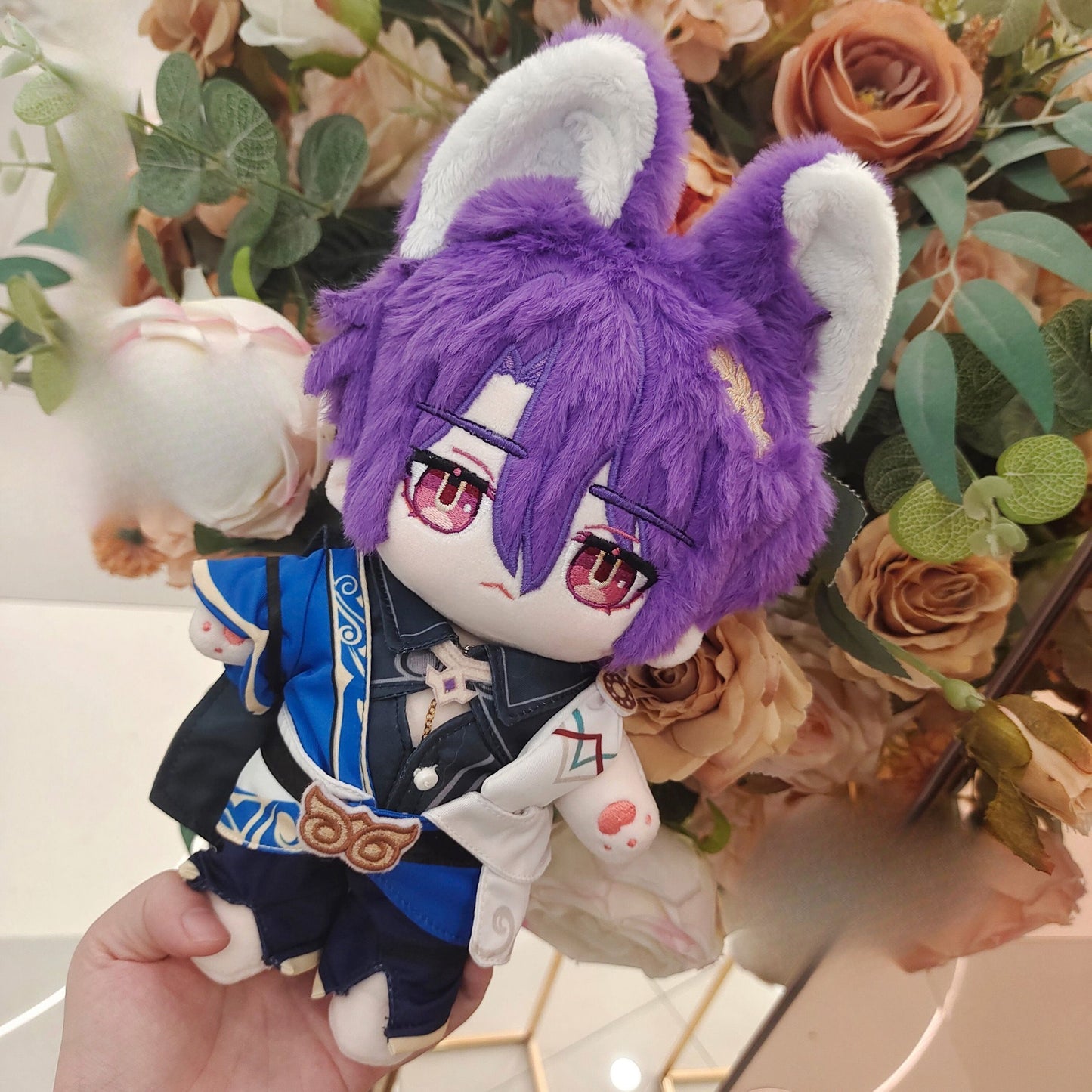 Smile HouseFanart Cat Ears Middle Size Plushies Plush Doll 20CM