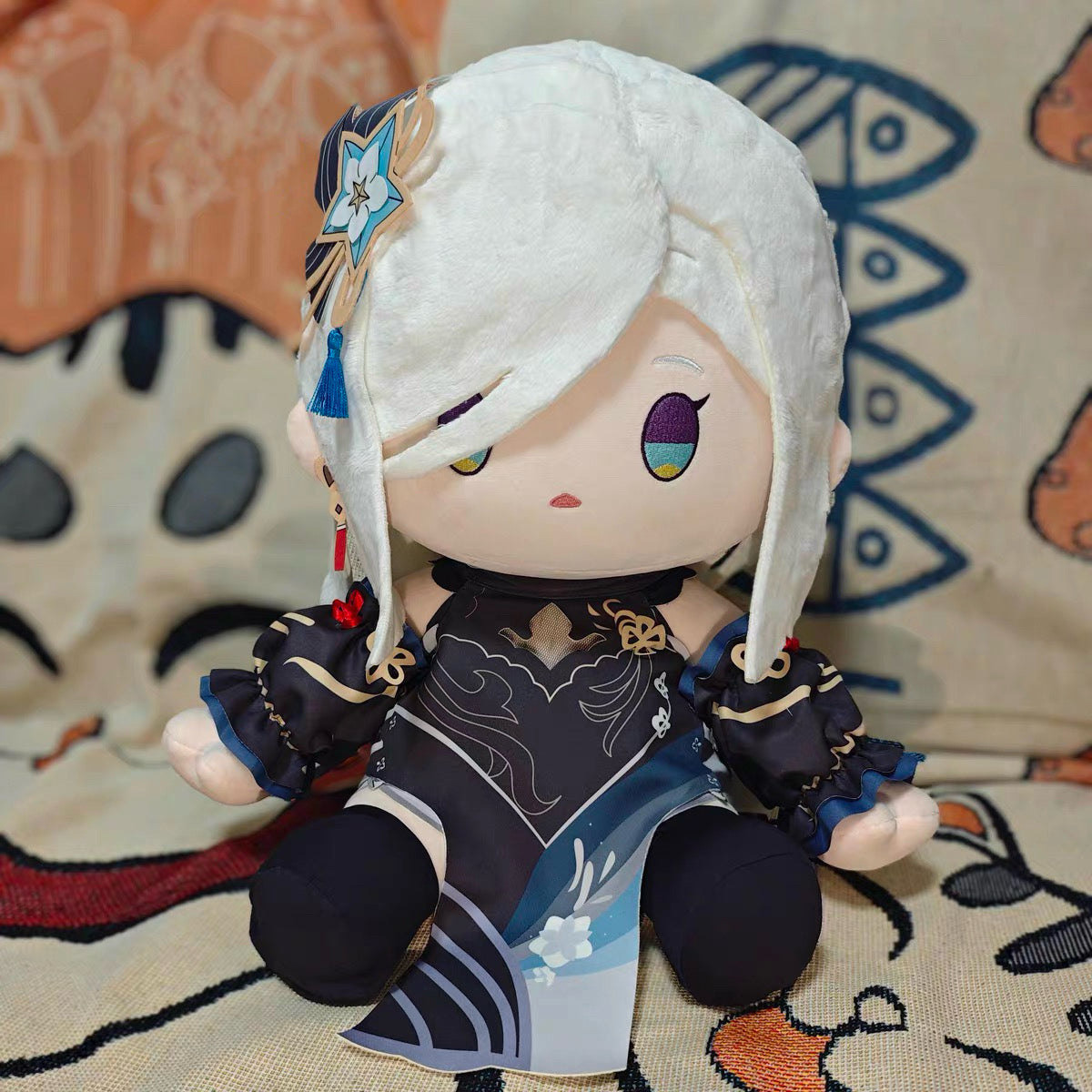 Smile House Genshin Impact Plushies Staring Shenhe Shen He Skin 40CM Plush Doll