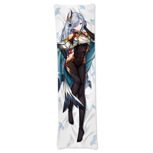 Smile House Genshin Impact Shenhe Body Pillow Cover Two Sides Image