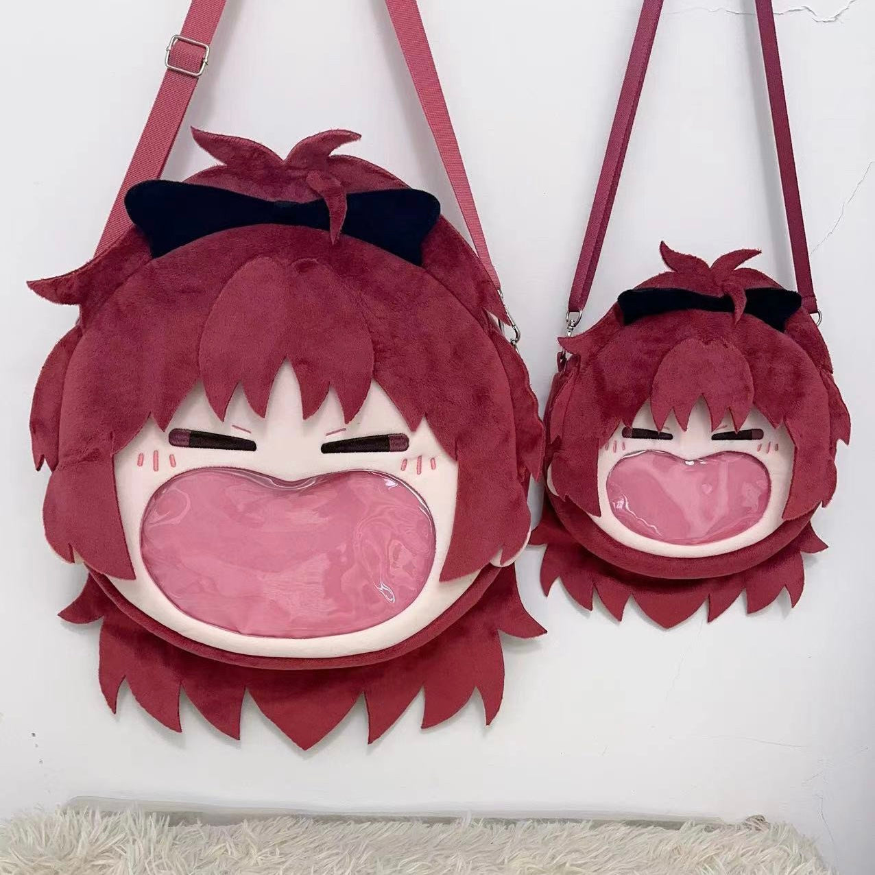 Smile House Puella Magi Madoka Magica Kyouko Sakura Crossbody Bag Backpack