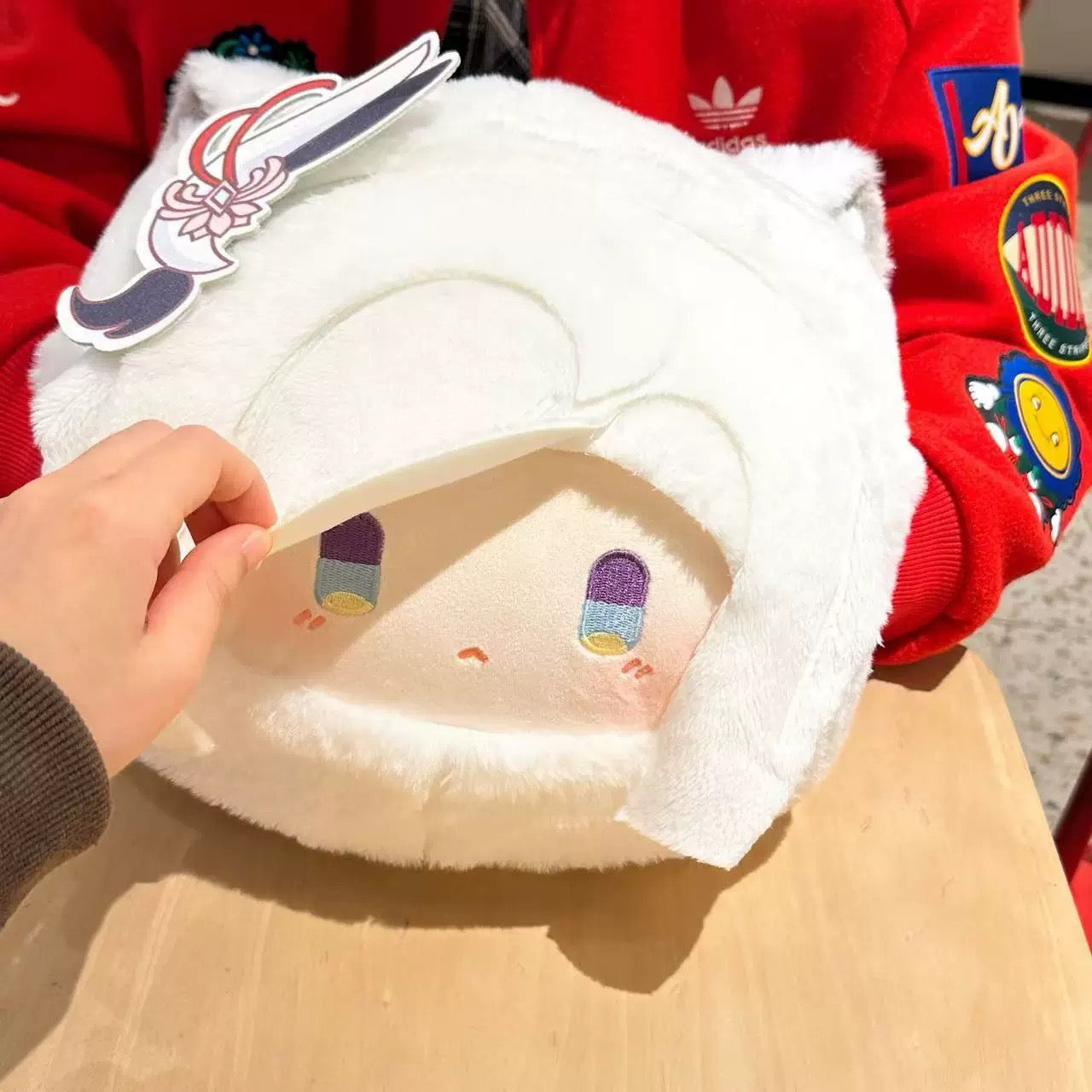 笑顔の原神インパクトぬいぐるみ神河30CMぬいぐるみハンドウォーマー枕