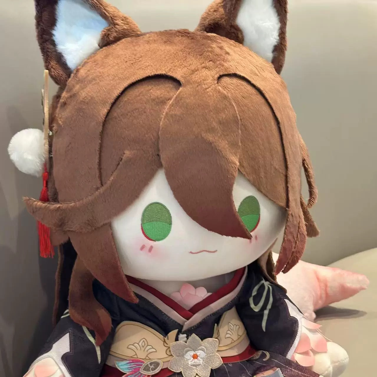 Smile House Honkai Star Rail Nihility Fugue SP Tingyun Staring Eyes 40CM Plush Doll