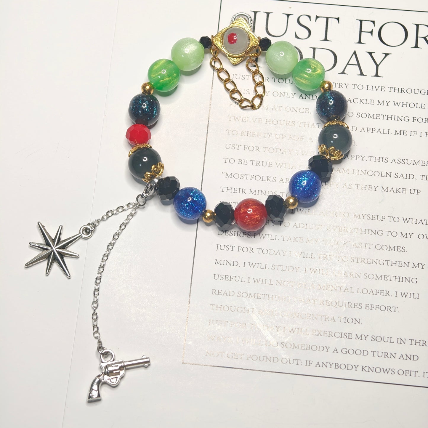 Smile House Honkai Star Rail Anaxa Inspired Round Bracelet