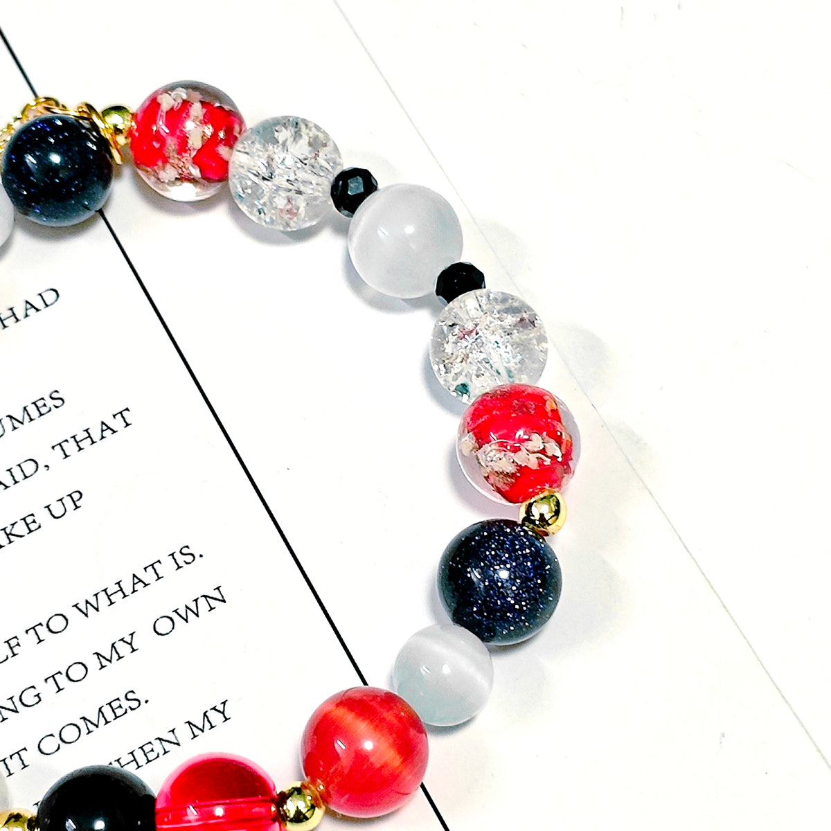 Smile House Fanmade Inspired Handemade Round Bracelet With Fox Beads