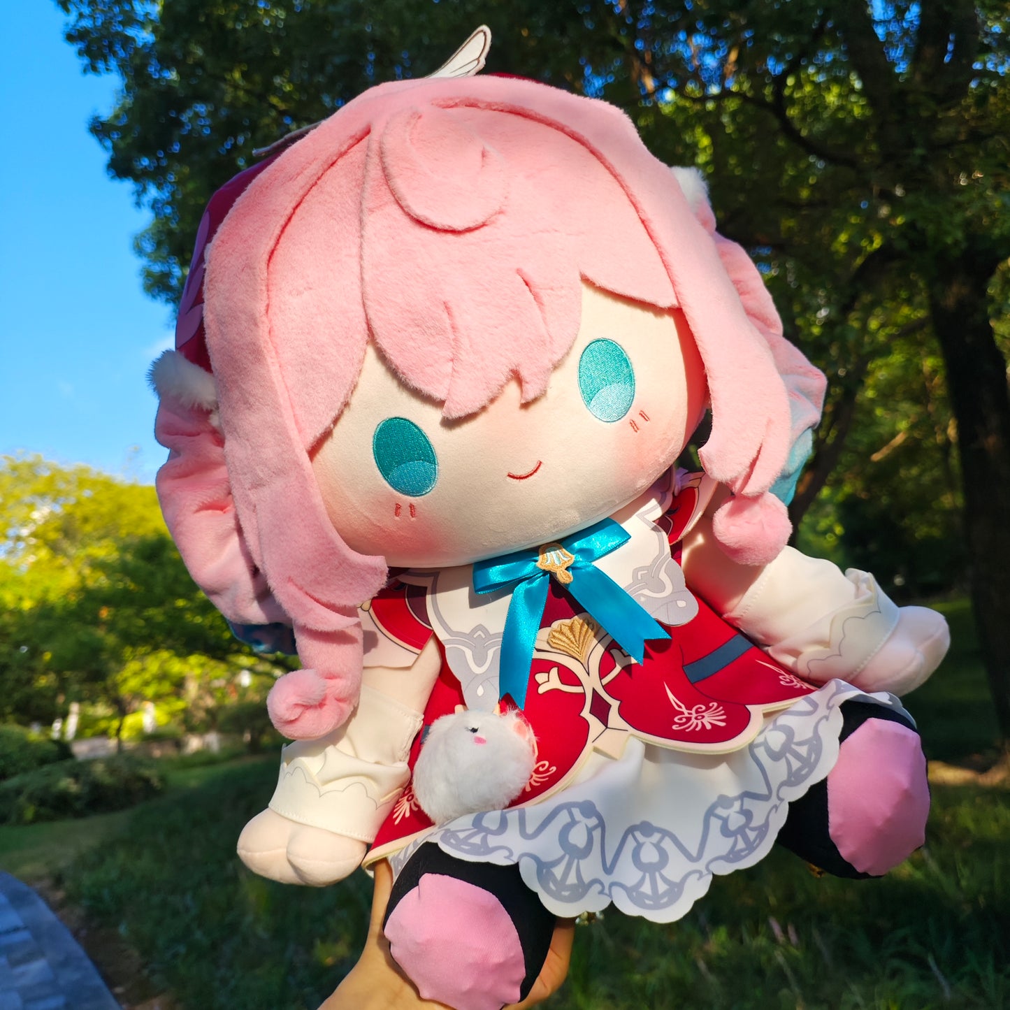 Smile House Honkai Star Rail Plushies Hyacine Staring Eyes Plush Doll 40CM