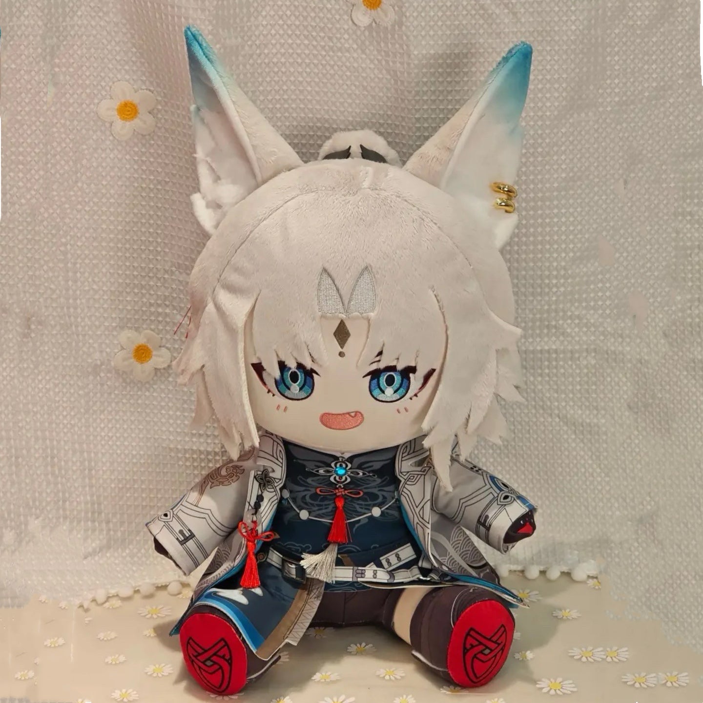 Smile House Honkai: Star Rail Plushies Big Eyes Feixiao Fei Xiao 40CM Plush Doll