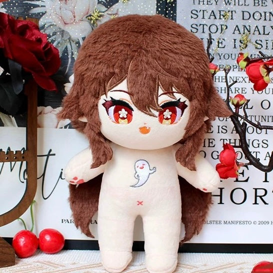 Smile House Genshin Impact Plushies Hutao Cherries Snow-Laden 20CM Plush Doll