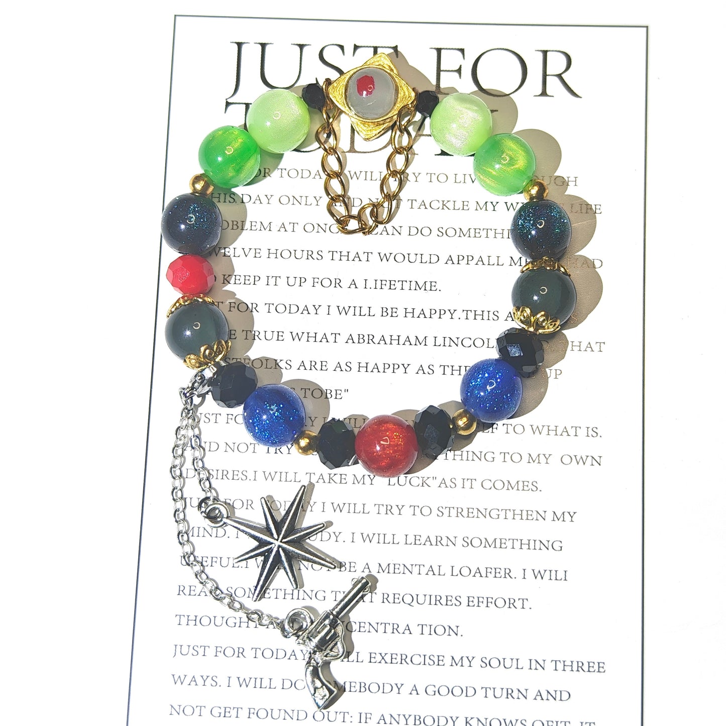 Smile House Honkai Star Rail Anaxa Inspired Round Bracelet