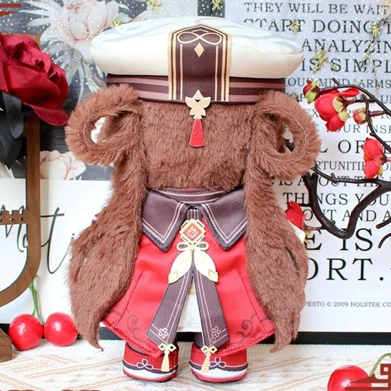 Smile House Genshin Impact Plushies Hutao Cherries Snow-Laden 20CM Plush Doll