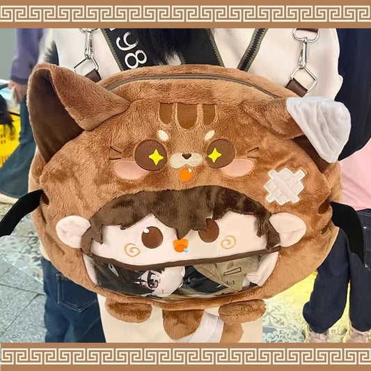 Smile House Anime Fanart Da zai Corssbody Bag Backpack