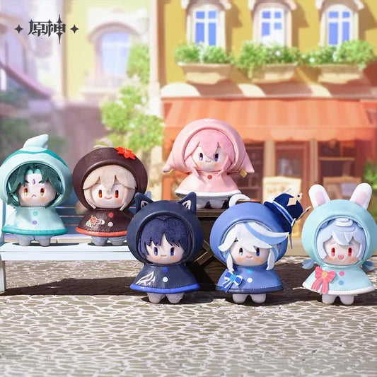 スマイルハウスドロップシリーズ:原神公式キャラクター雨の中遊ぶスタイルぬいぐるみ12CM