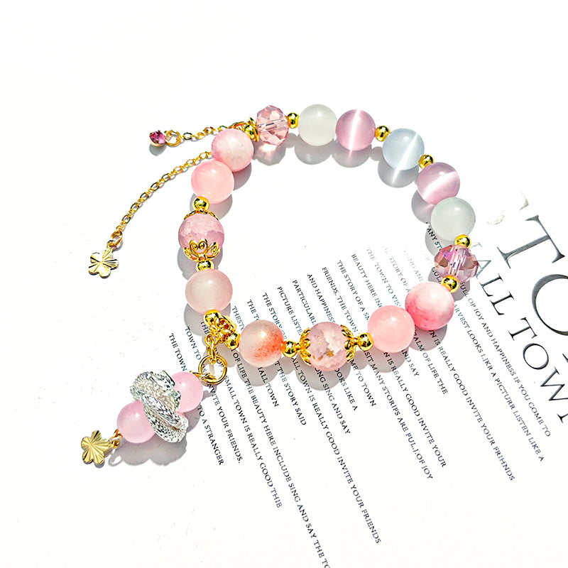 Smile House Game Wuthering Waves Jinhsi Peach Blossom Inspired Bracelet