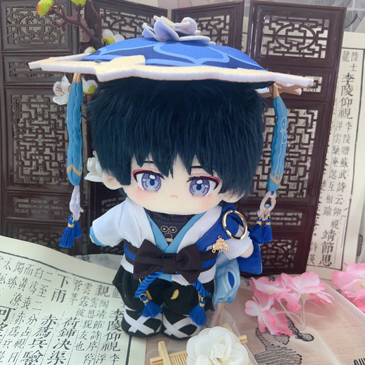 Smile House Genshin Impact plushie Wanderer With Hat Plush Doll 20 CM