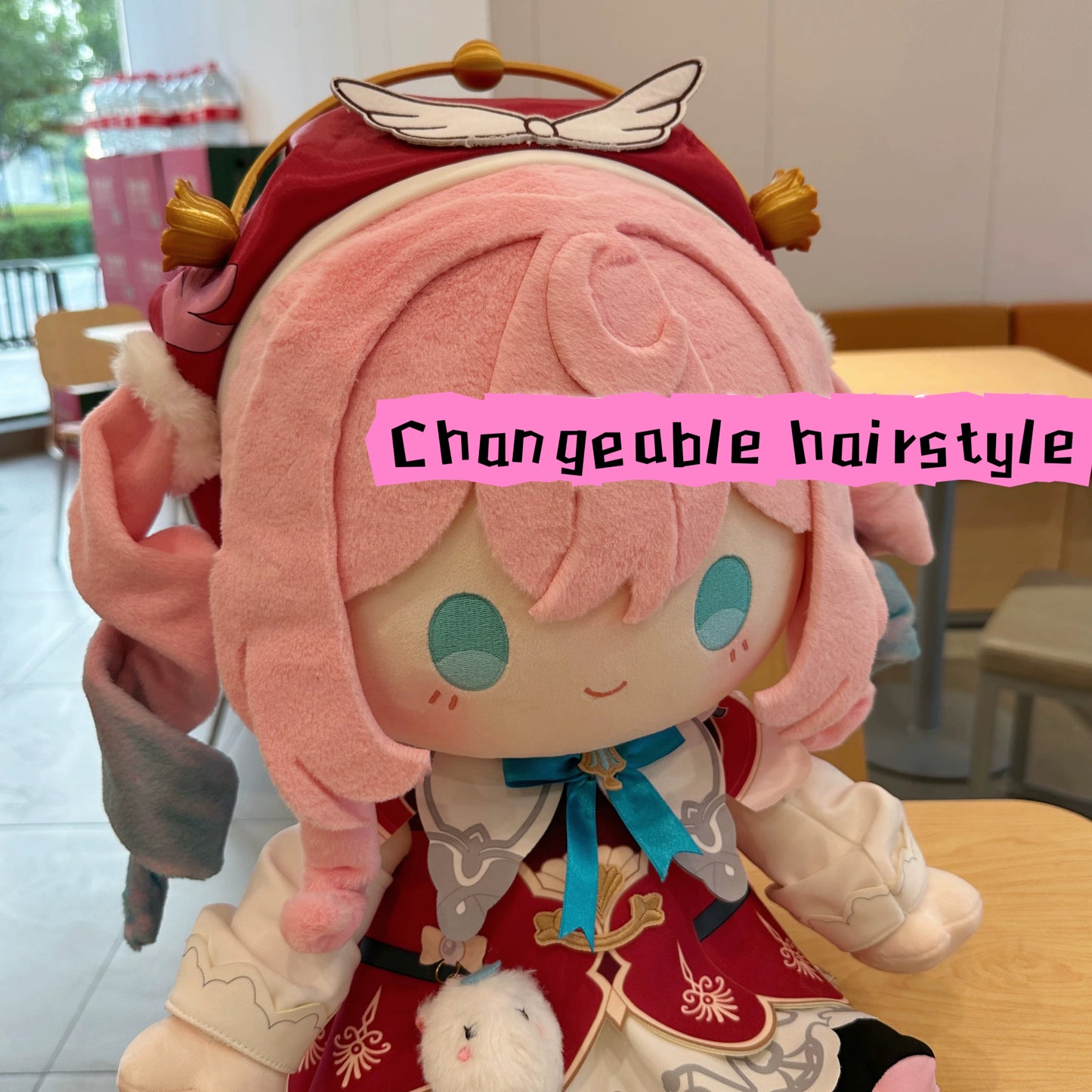 Smile House Honkai Star Rail Plushies Hyacine Staring Eyes Plush Doll 40CM