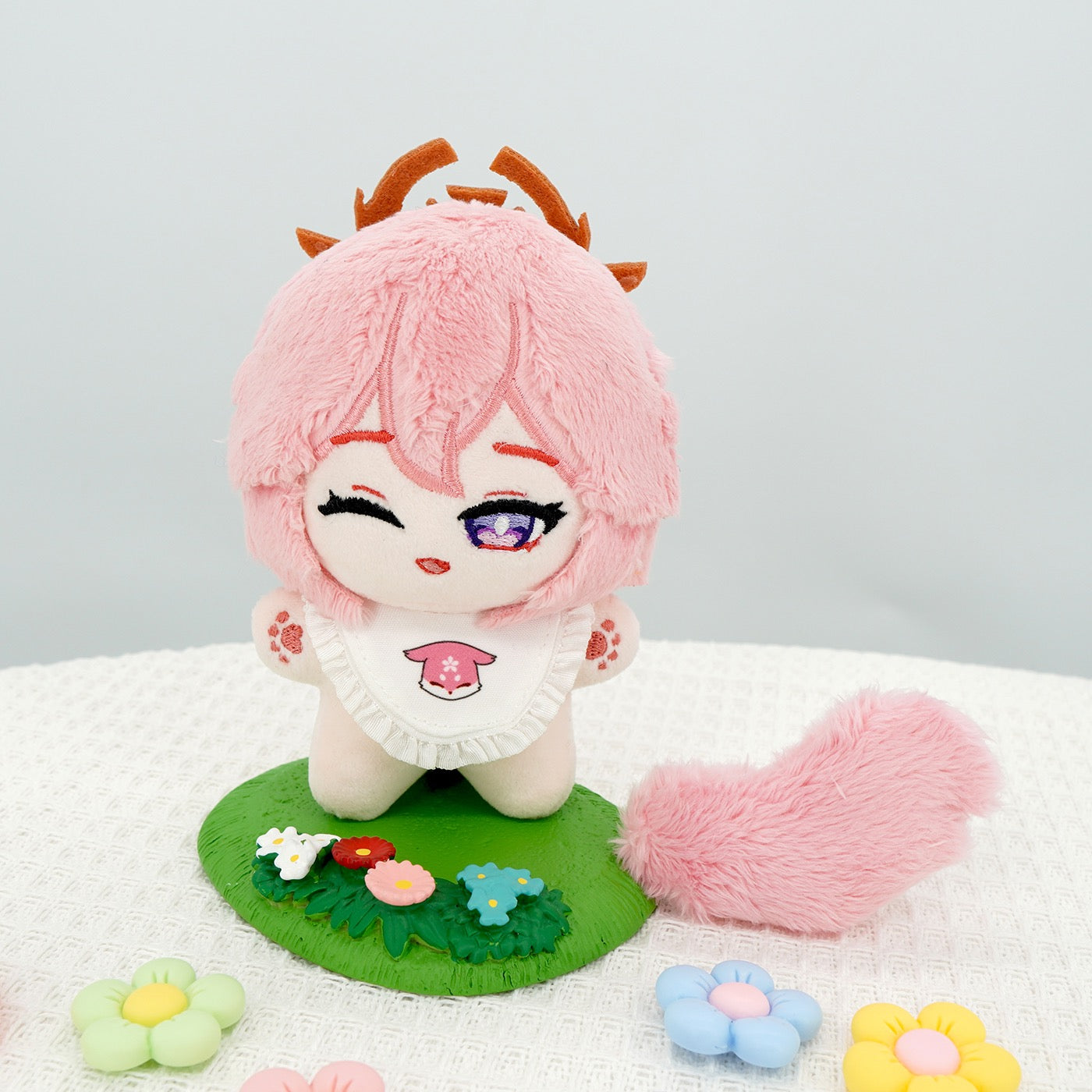 スマイルハウス 原神 ファンアート ぬいぐるみ 八重巫女 かわいいぬいぐるみ 12CM
