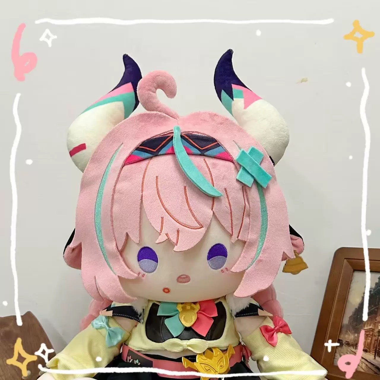 【Free Shipping】Smile House Genshin Impact Plushies Varesa Staring Eyes 40CM Plush Doll