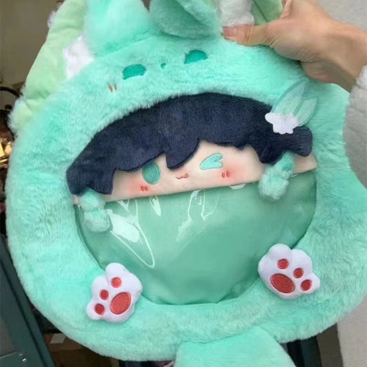 Smile House Genshin Impact Venti Plush Corssbody Bag Backpack