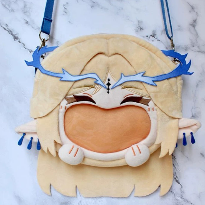 Smile House Fanmade Blue Hair Ita Bag Smile Backpack Crossbody Bag