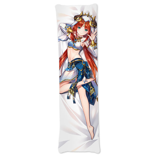 Smile House Genshin Impact Nilou Body Pillow Cover Two Sides Image