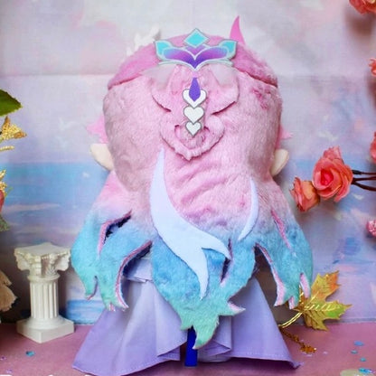 Smile House Fanmade Plushies Pink Hair Big Eyes Plush Doll 20CM