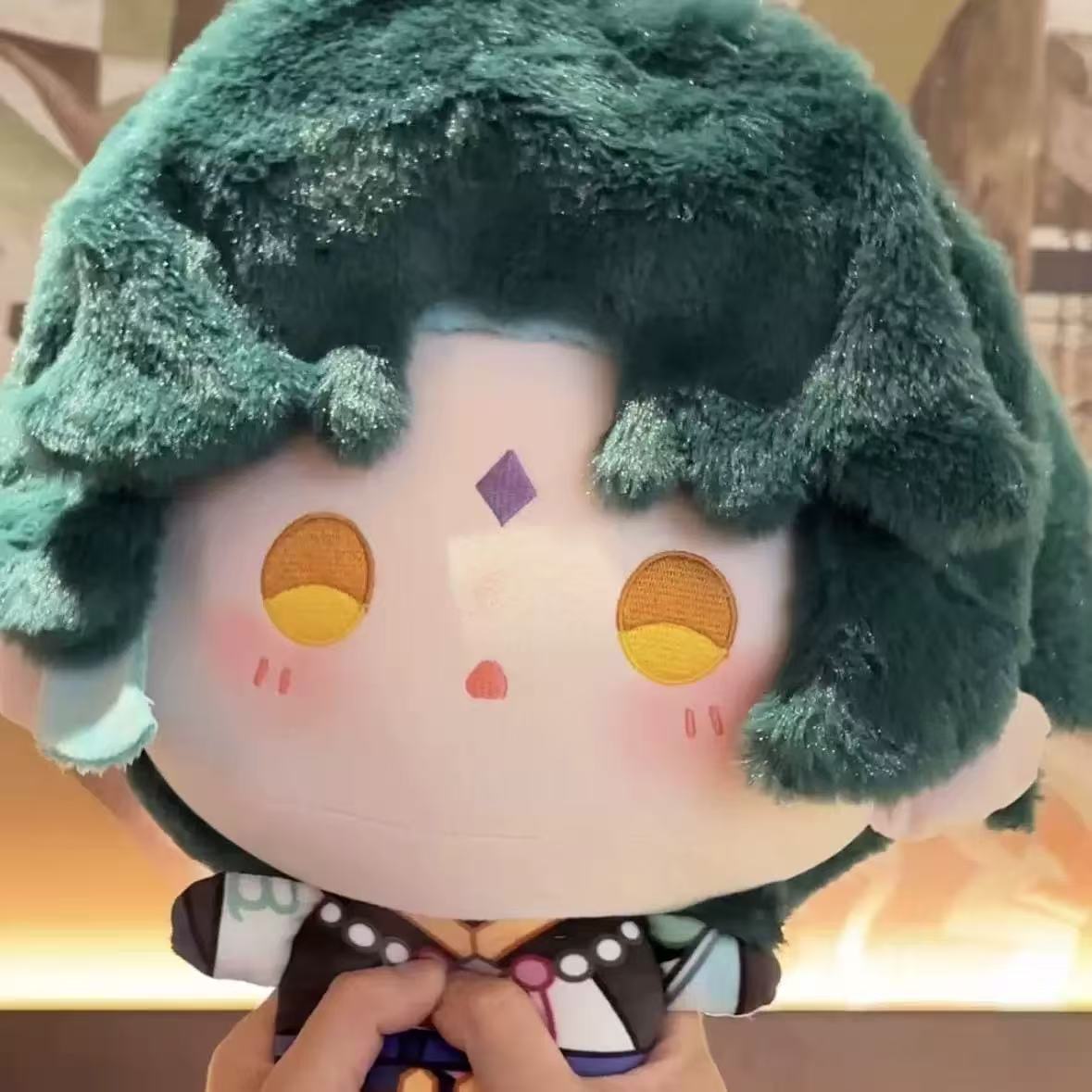 Smile House Fanmade Plushies Male Green Big Head 30CM Plush Doll