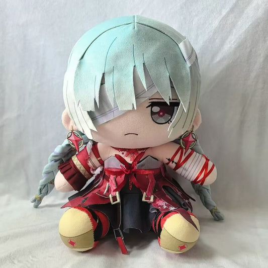 Smile House Fanmade Plushies Big Eyes Red Clothes Plush Doll 30CM Style2