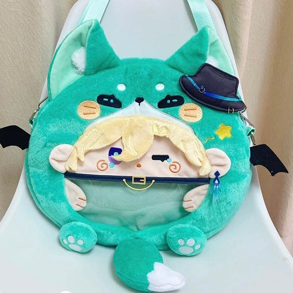 Smile House Honkai: Star Rail Aventurine Inspired Bag Backpack Crossbody Bag