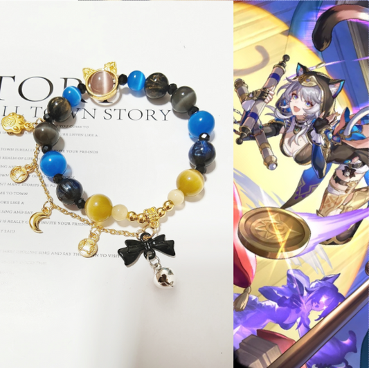 Smile House Honkai Star Rail Cipher Inspired Round Bracelet