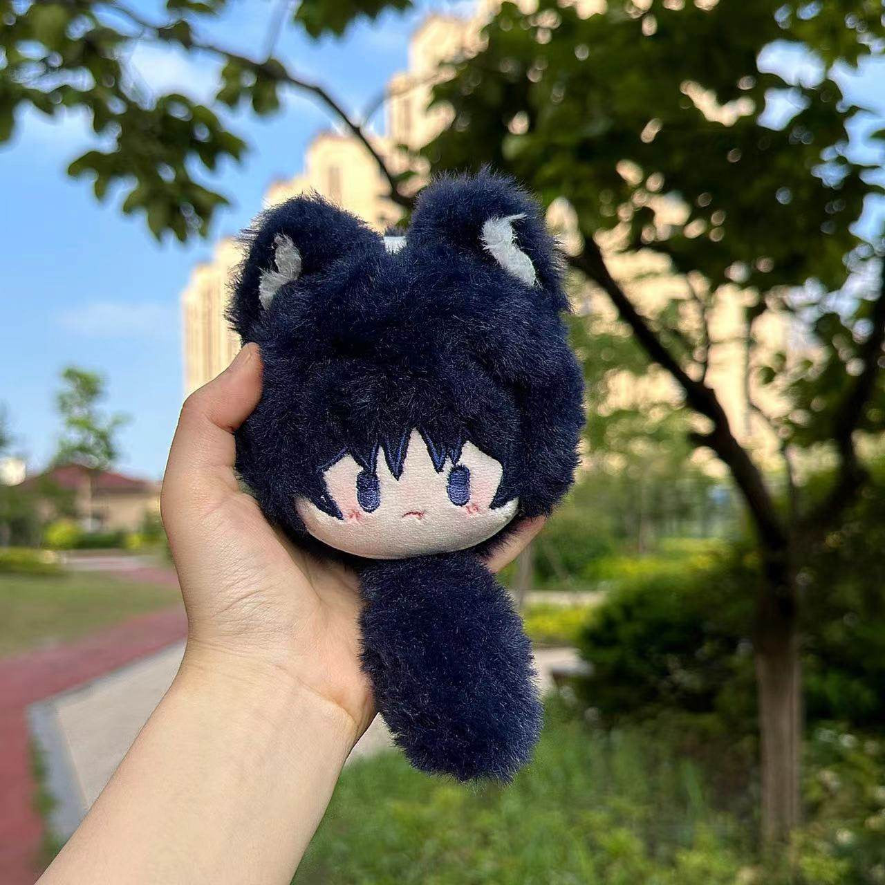 Smile House Genshin Impact Scaramouche Staring Eyes Plush Doll Ball