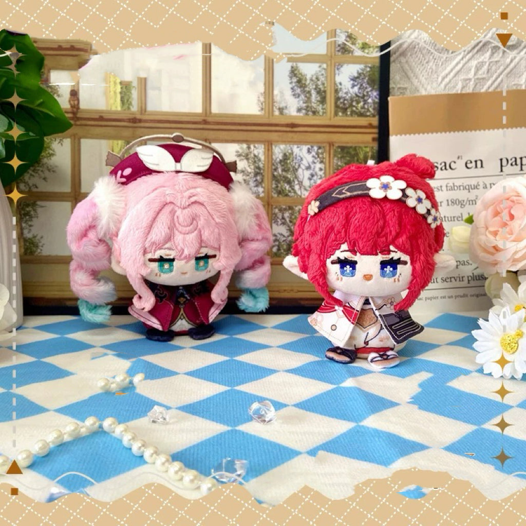 Smile House Honkai: Star Rail Anaxa Tribbie Phainon Mydei Hyacine Castorice The Herta Plushies 12CM Cloak Plush Doll