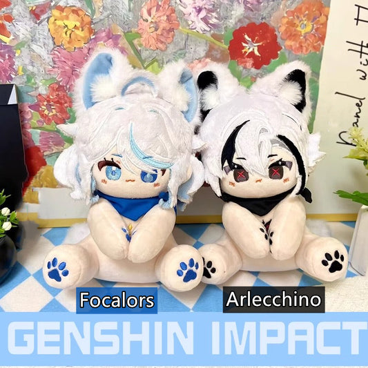 Smile House Genshin Impact Plushies Focalors Furina Arlecchino Animal Plush Doll 15CM